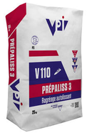 FASSOL 3 / PREPALISS 3 V110 Sac de 25 kg intérieur ep.10mm maximum - 1.5kg/m²/mm FASSOL 3 / PREPALISS 3 V110 Sac de 25 kg intérieur ep.10mm maximum - 1.5kg/m²/mm